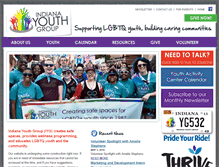 Tablet Screenshot of indianayouthgroup.org